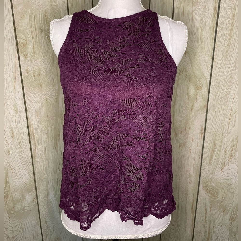 Purple Lace Rue 21 Tank Top